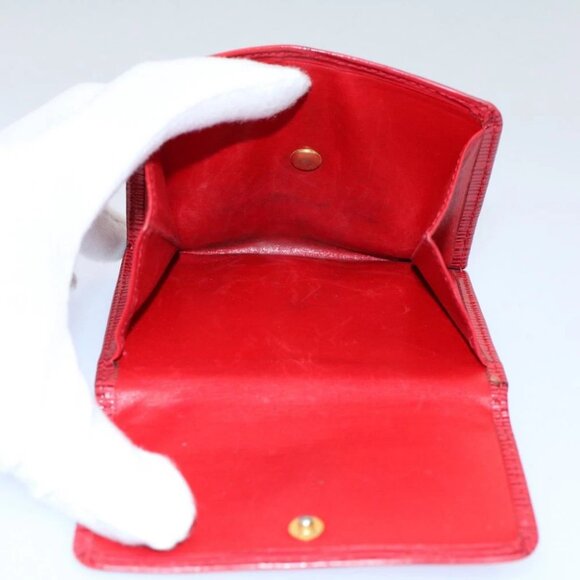 LOUIS VUITTON Epi Portefeuille Elise Wallet Red M6363E LV Auth 54084 - Picture 8 of 14